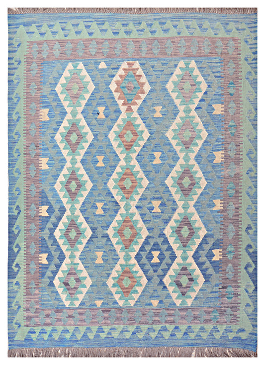 Afghan Kilim - 7x5 ft