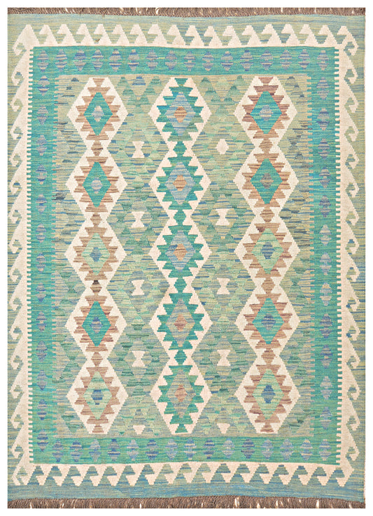 Afghan Kilim - 7x5 ft