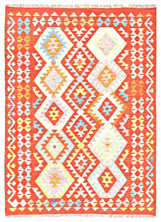 Afghan Kilim - 7x5 ft