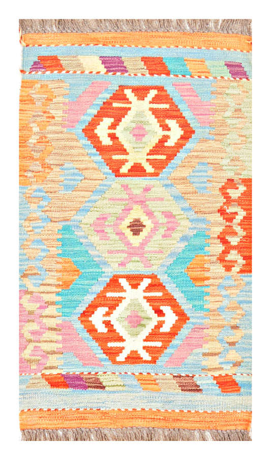 Afghan Kilim - 3x2 ft