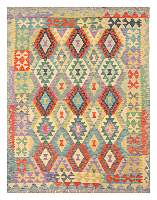 Afghan Kilim - 7x5 ft