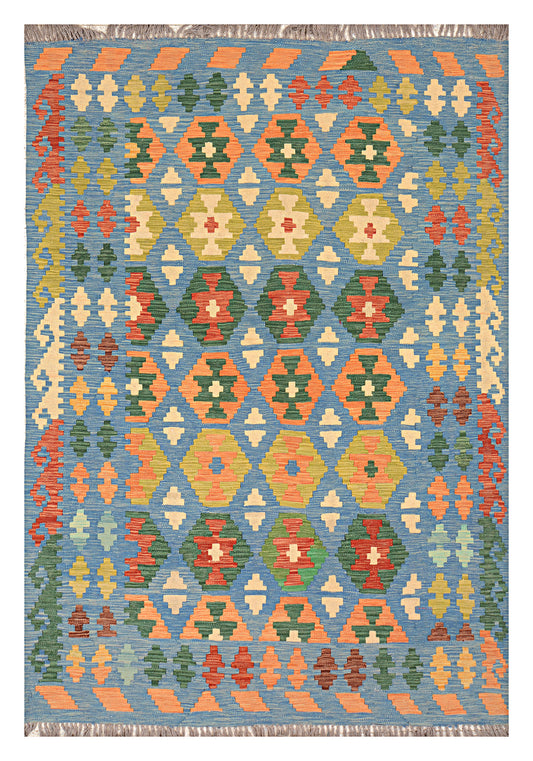 Afghan Kilim - 7x5 ft